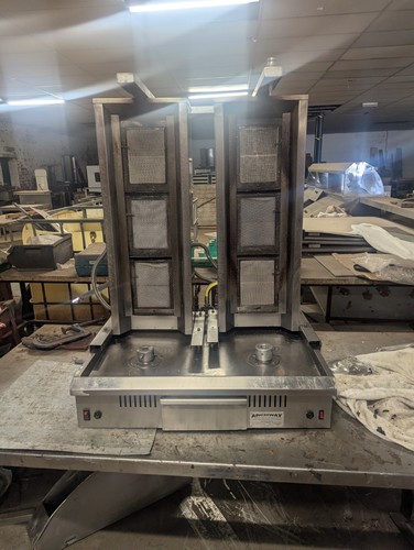 Double archway kebab machine - double,